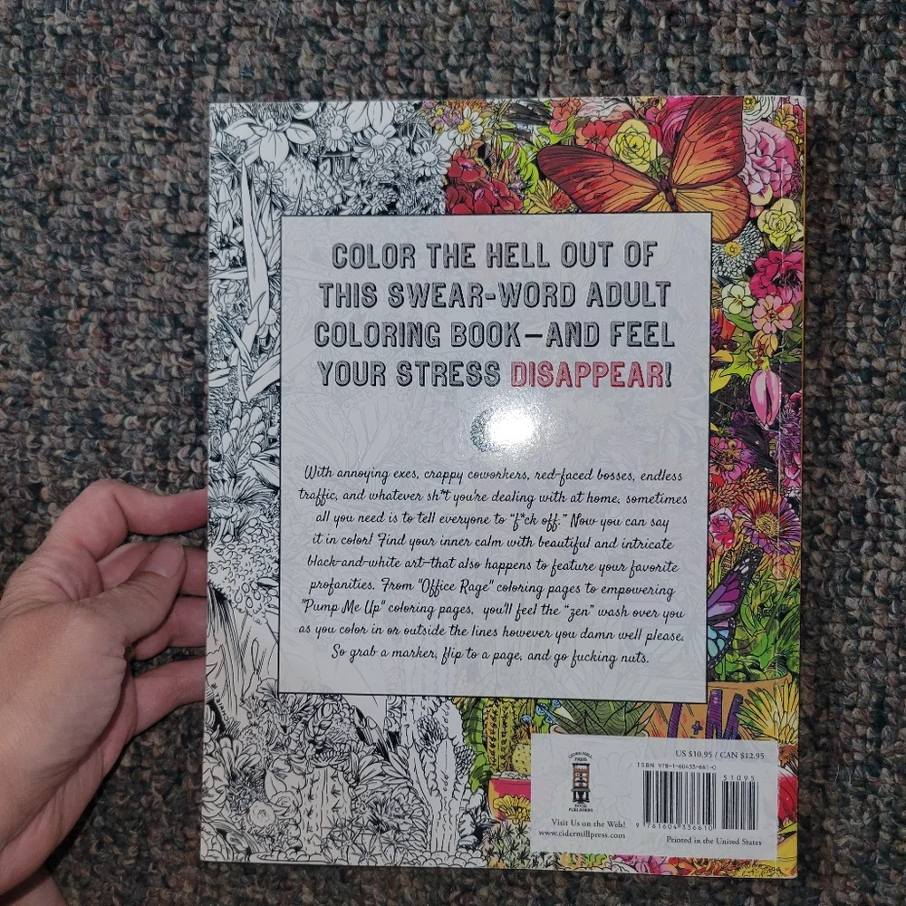 Colorful Swear Word Coloring Book